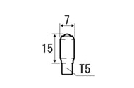 LOUD製 LEDメーターバルブ 寸法図