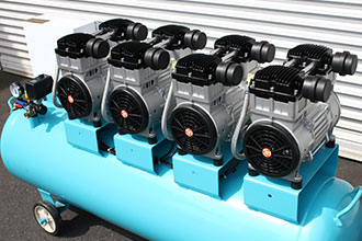 自動車整備機器 ITO_S 静音コンプレッサー 200Lサブタンク一体型